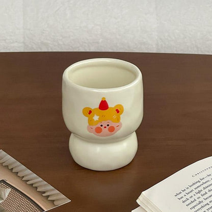 Irregular Milky Cartoon Ceramic Mug