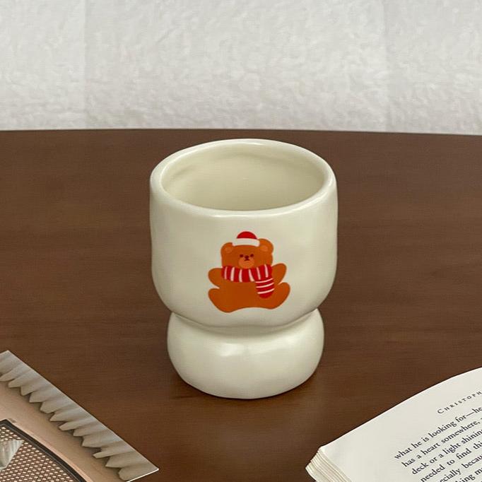 Irregular Milky Cartoon Ceramic Mug