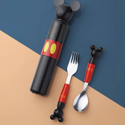 Mickey Cutlery Set (With Box)