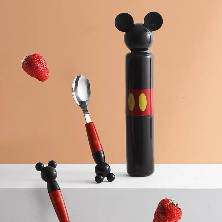 Mickey Cutlery Set (With Box)