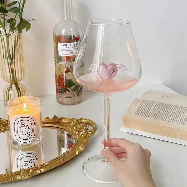 Angel’s Heart Wine Glass