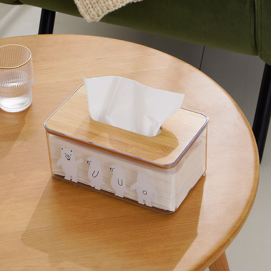 White Bear Tissue Box