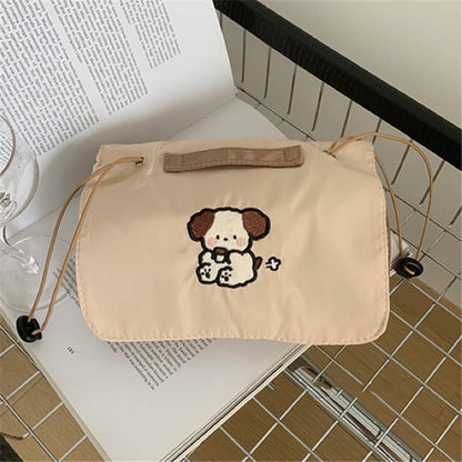 Cute Puppy Travel Organizer Cosmetic Bag