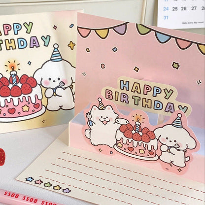 Cute 3D Pop-Up Greeting Card