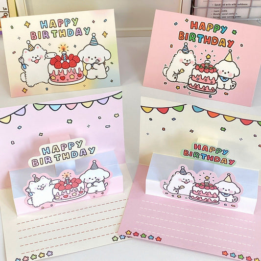 Cute 3D Pop-Up Greeting Card