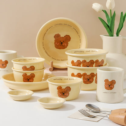 NoEmo Bear Ceramic Collection (Set Of 4)