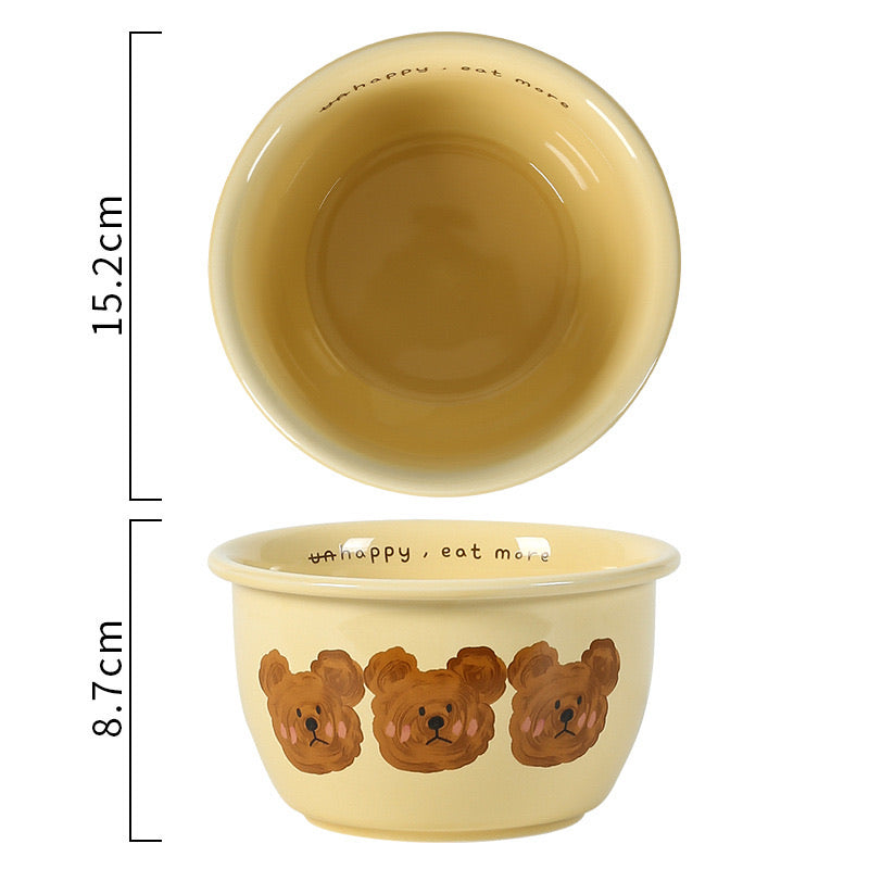 NoEmo Bear Ceramic Collection (Set Of 4)