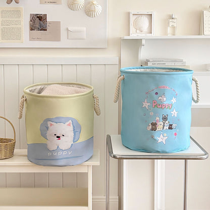 Cute Westie Laundry Basket