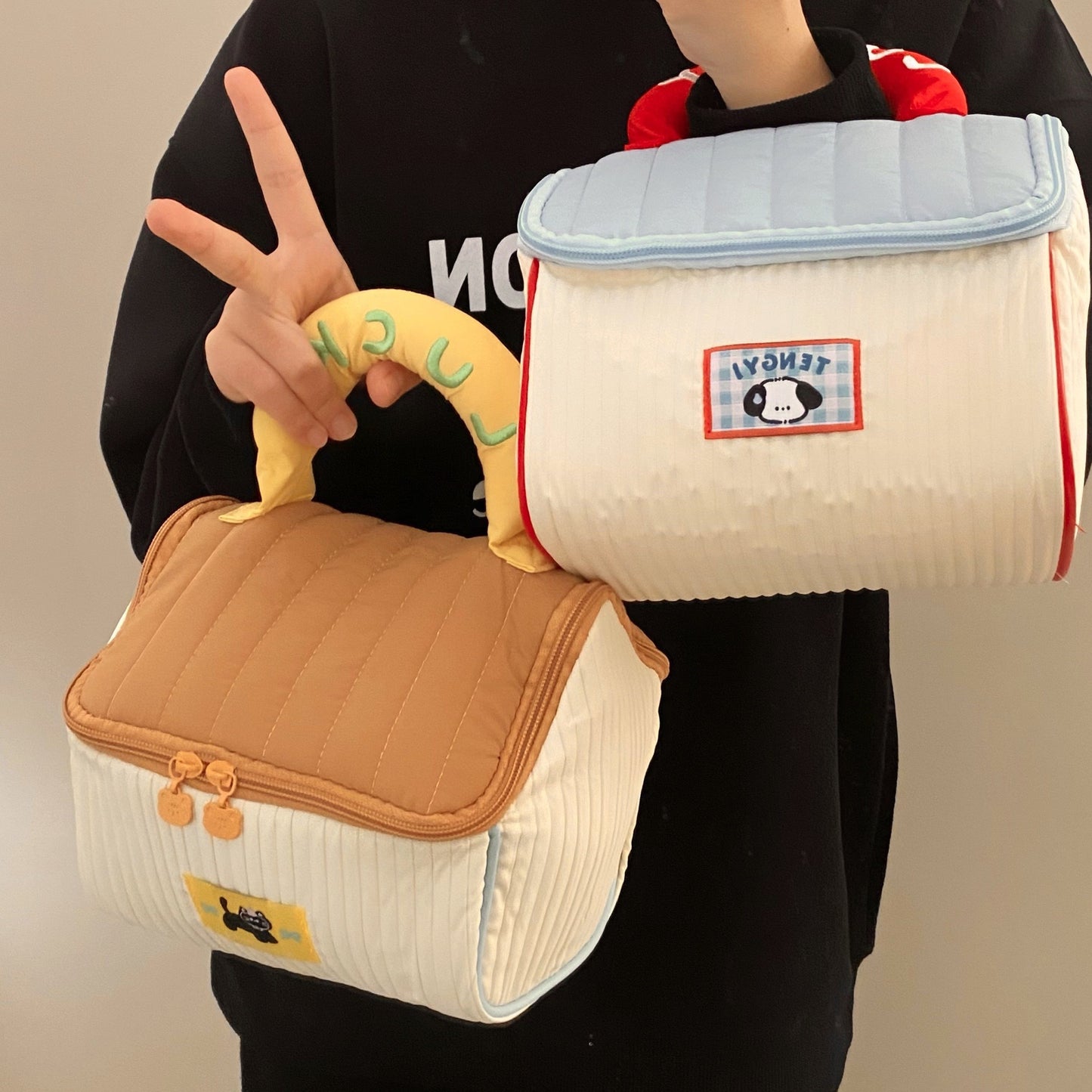 Cute Little House Cosmetic Bag