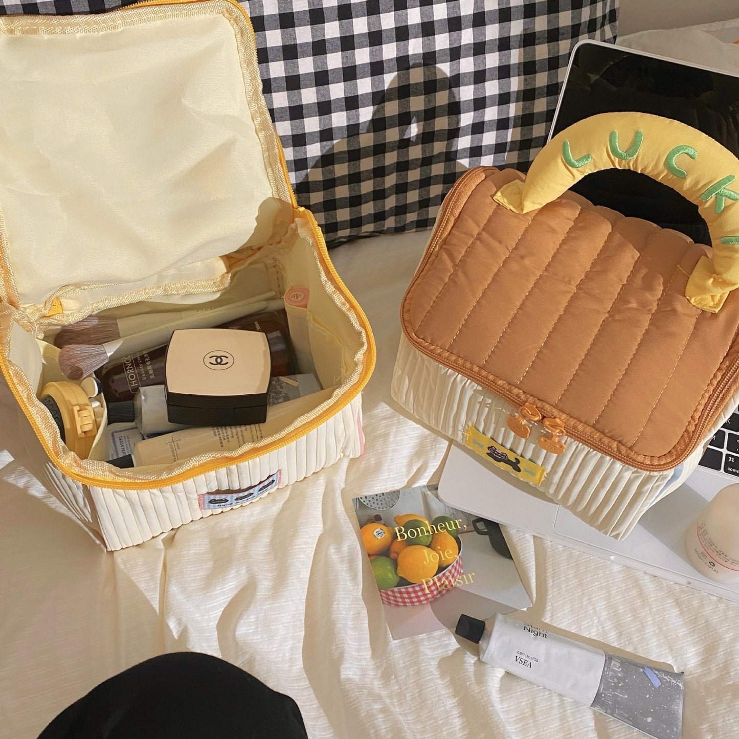 Cute Little House Cosmetic Bag