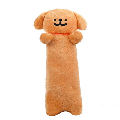 Korean Long Plush Puppy Pillow