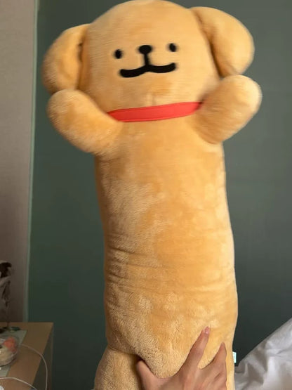 Korean Long Plush Puppy Pillow
